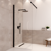 Douchewand Lima 90 x 200 cm - Zwart - Nano Coating