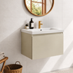MODENA Greige - Wastafel Wit - 60cm