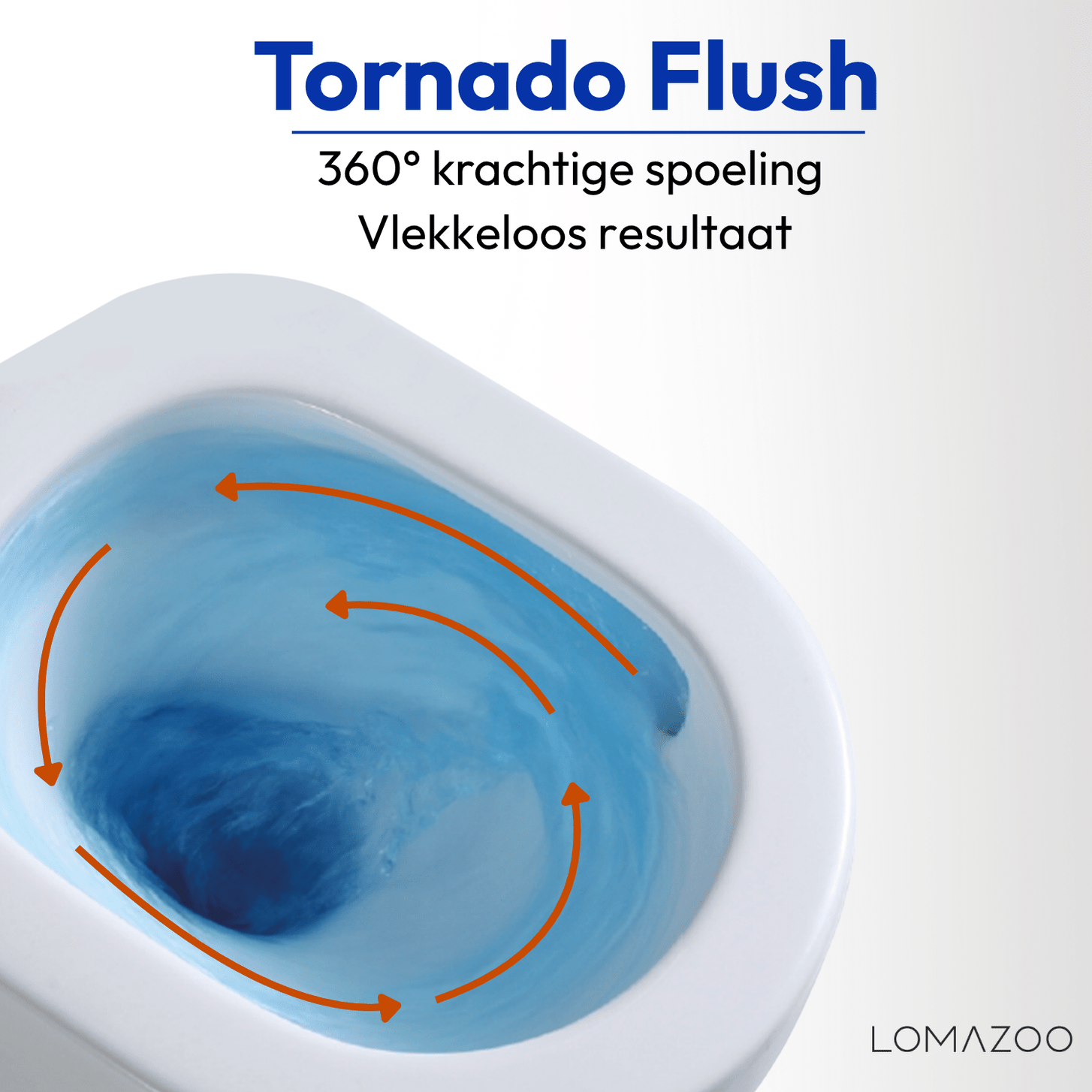 Hangtoilet met Inbouwreservoir - Rond Wit - Drukplaat Rond Goud - Linea - lomazoo.com