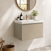 MODENA Greige - Wastafel Wit - 60cm